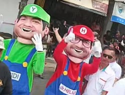 Unik, Helmi Budiman-Yudi Nugraha Lasminingrat, Mengusung Strategi Kreatif dengan Ikon Mario Bros
