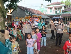 Polres Garut Hadirkan Tim Trauma Healing, Kembalikan Keceriaan Anak Cibalong