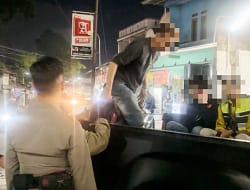 Taros Kapolres Beraksi, Pemuda Mabuk di Jalan Raya Sudirman Digelandang ke Polres Garut
