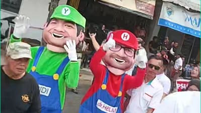 Unik, Helmi Budiman-Yudi Nugraha Lasminingrat, Mengusung Strategi Kreatif dengan Ikon Mario Bros