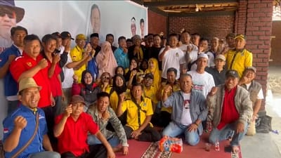 Gaspol, Dila Nurul Fadilah Pimpin Konsolidasi Menangkan Pasangan Syakur-Putri di Kecamatan Leles